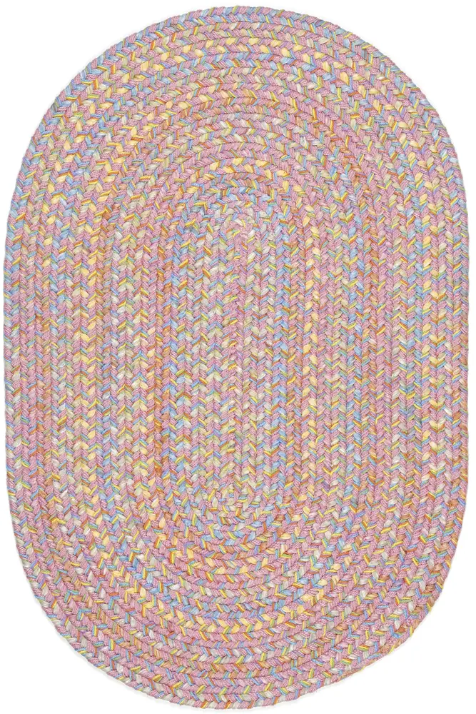 Playtime Braided Area Rugs Pink