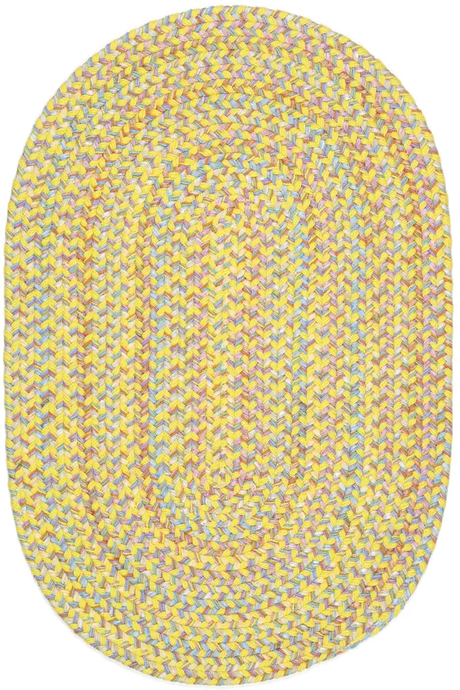 Playtime Braided Area Rugs Yellow