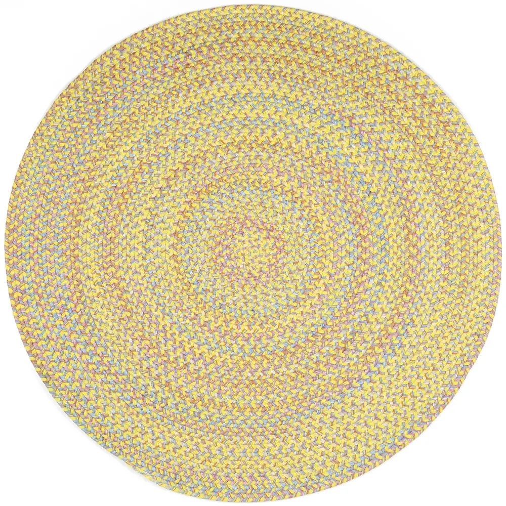 Playtime Braided Area Rugs Yellow