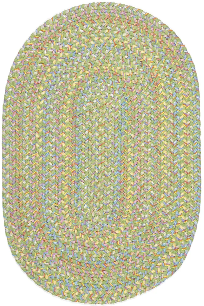 Playtime Braided Area Rugs Lime