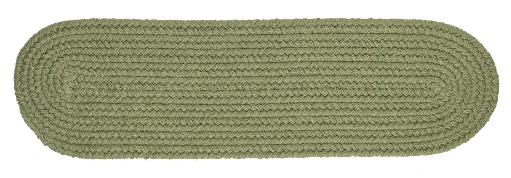 Solid Poly Braided Area Rugs Olive