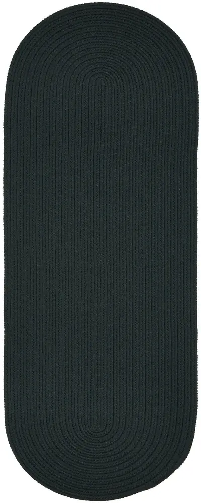 Solid Poly Braided Area Rugs Spruce Green