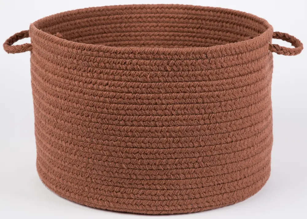 Solid Poly Braided Area Rugs Almond