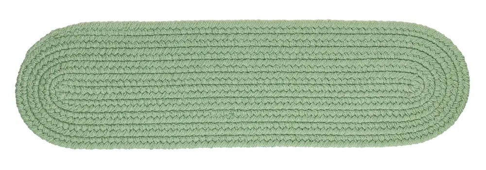 Solid Poly Braided Area Rugs Celadon