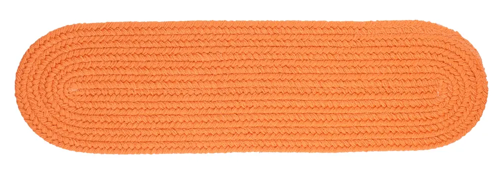 Solid Poly Braided Area Rugs Mango
