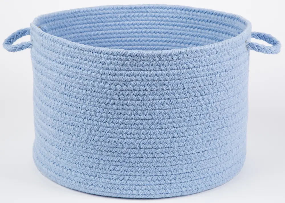 Solid Poly Braided Area Rugs Hydrangea