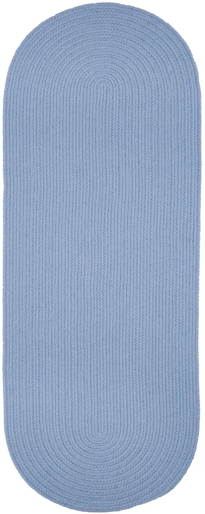 Solid Poly Braided Area Rugs Hydrangea