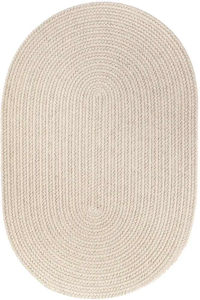Solid Poly Braided Area Rugs Pumice