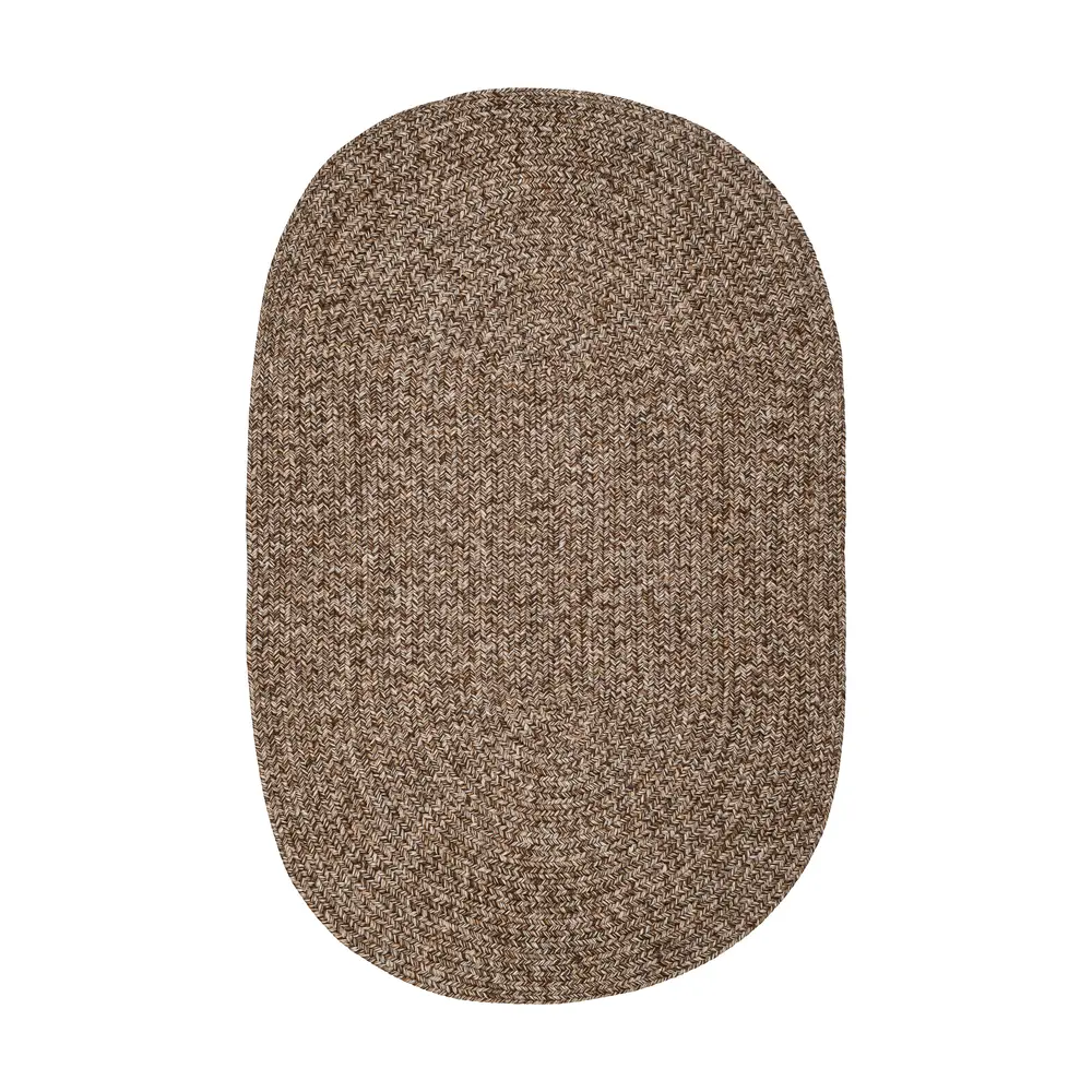 Sandi Braided Area Rugs Brown