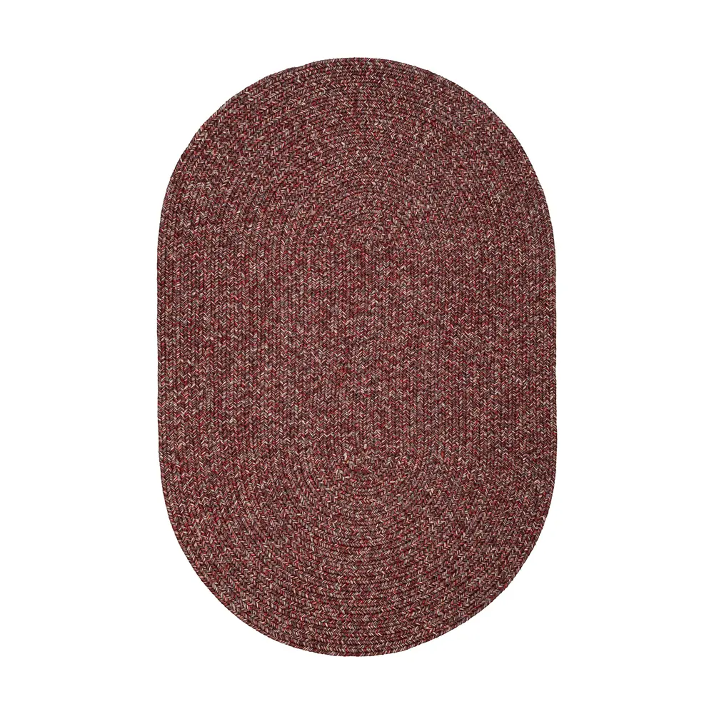 Sandi Braided Area Rugs Sangria