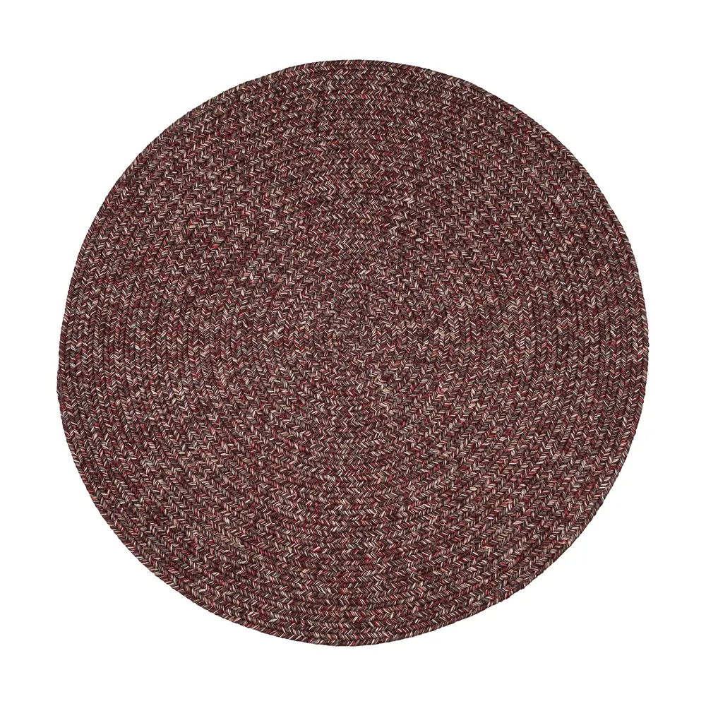 Sandi Braided Area Rugs Sangria
