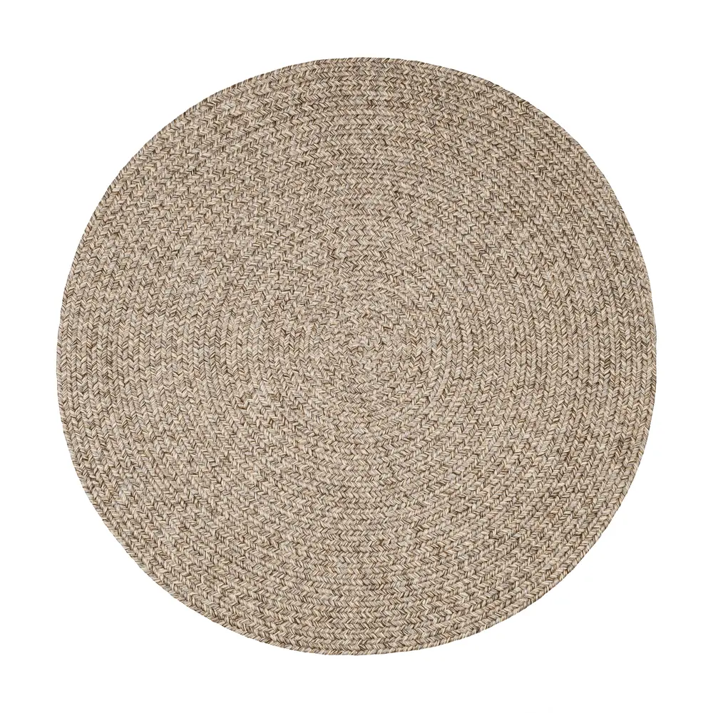 Sandi Braided Area Rugs Oatmeal