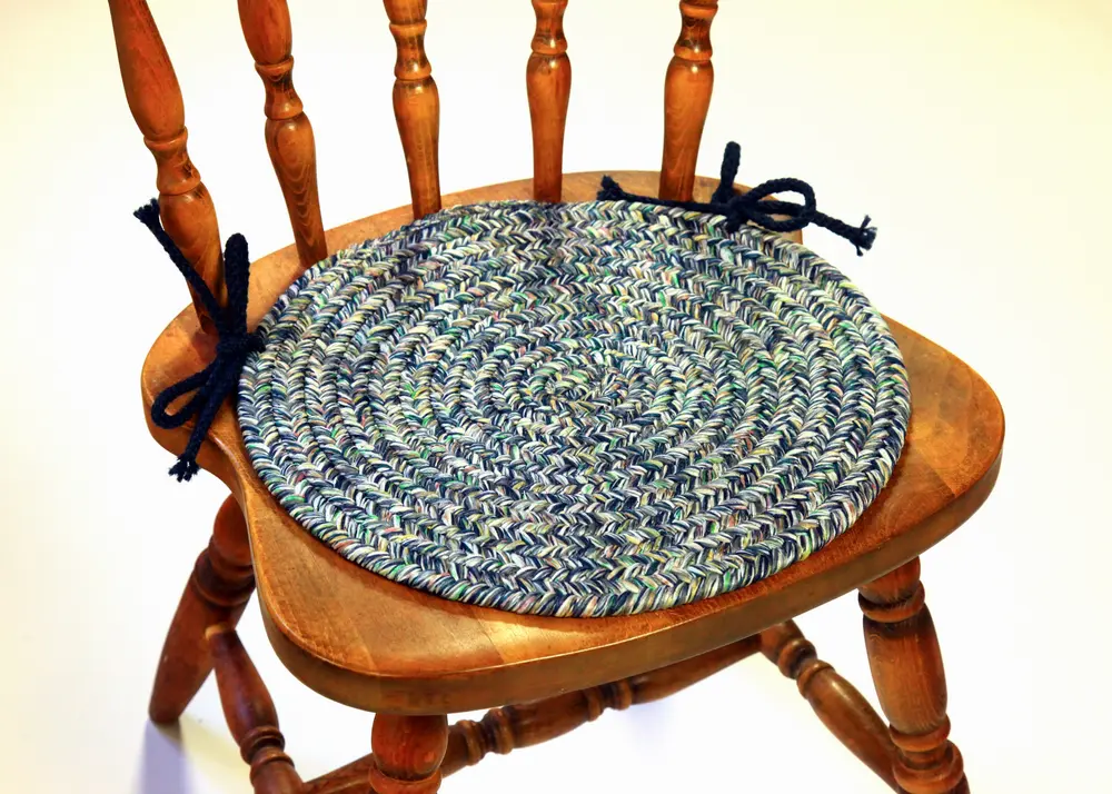 Sandi Braided Area Rugs Denim