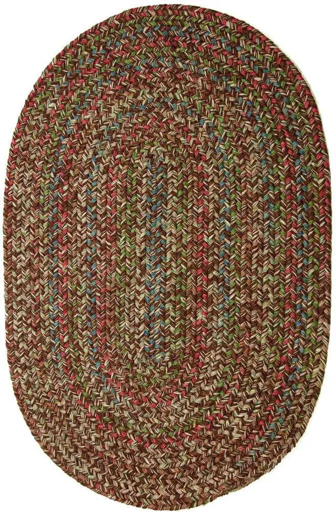 Sophia Braided Area Rugs Brown
