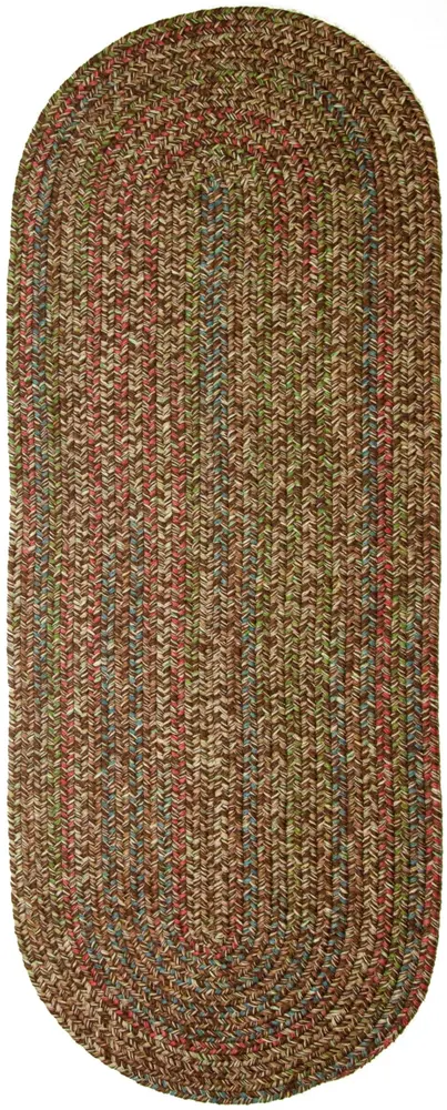 Sophia Braided Area Rugs Brown