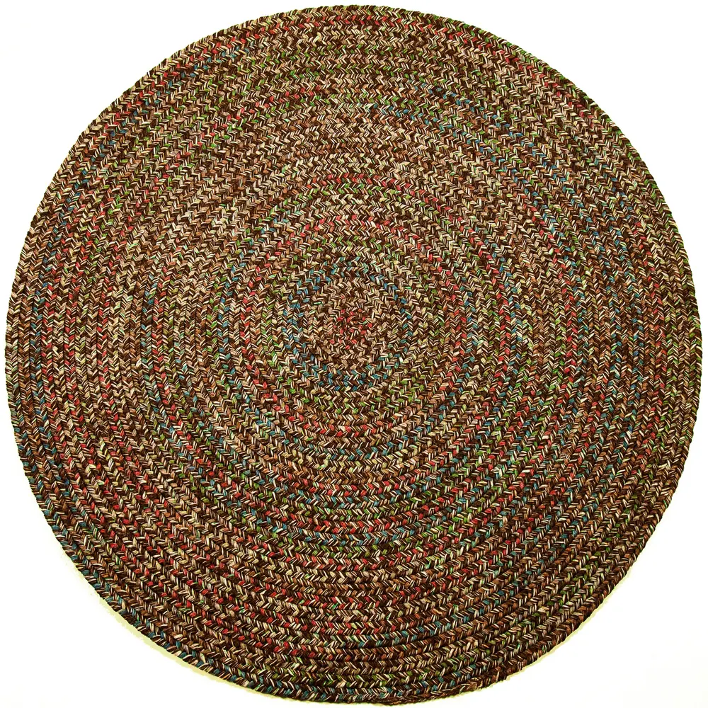 Sophia Braided Area Rugs Brown