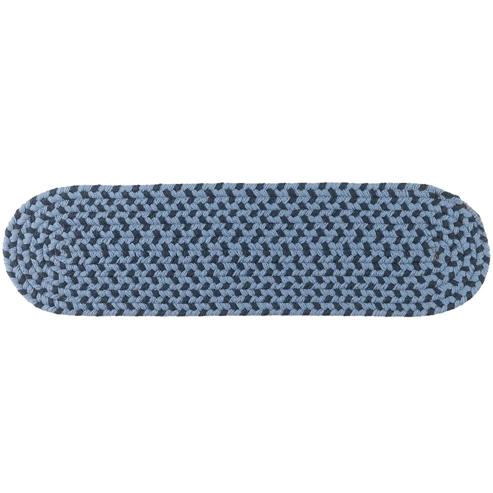 Twin River Braided Area Rugs Blue Multi