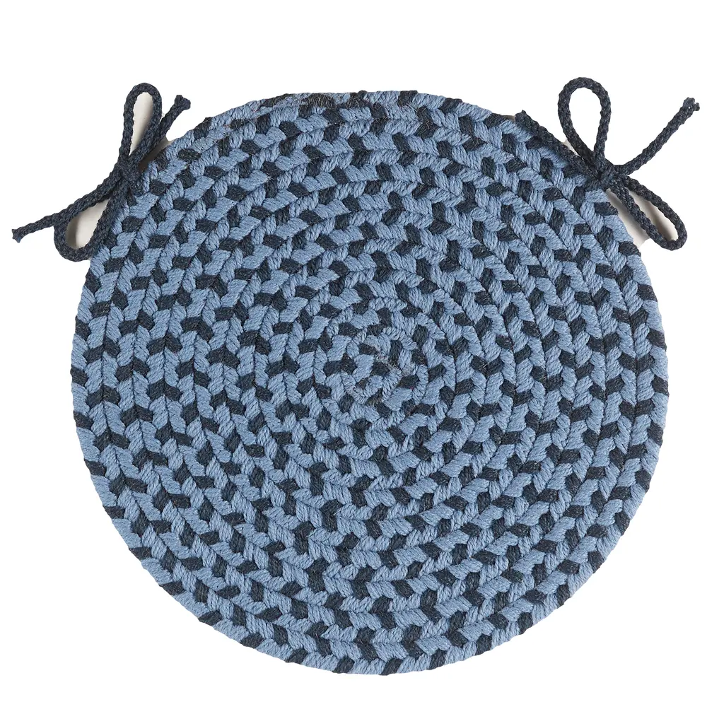 Twin River Braided Area Rugs Blue Multi