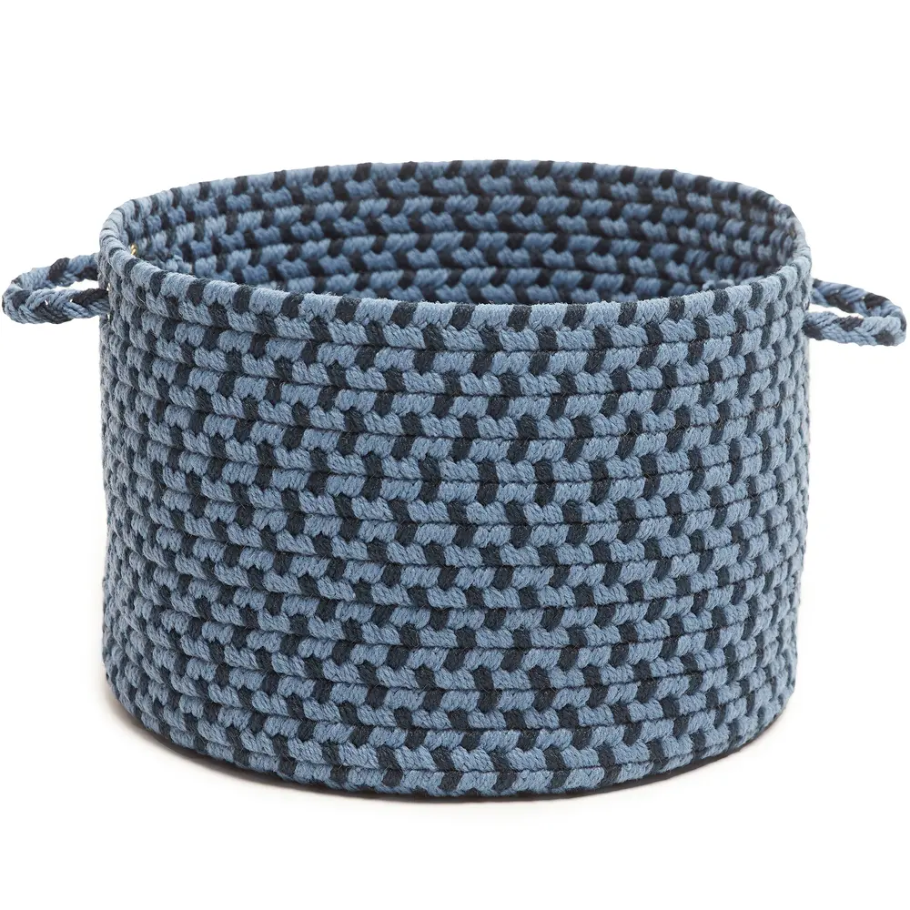 Twin River Braided Area Rugs Blue Multi