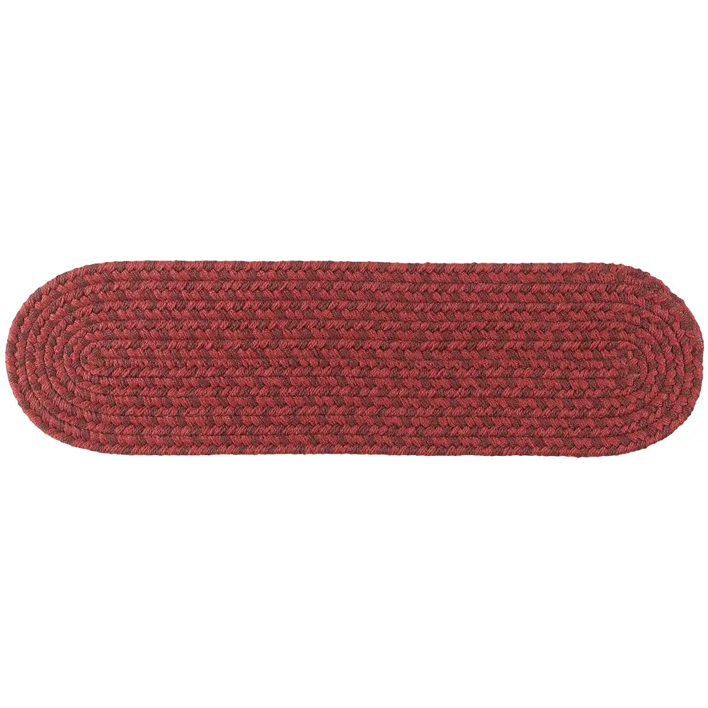 Twin River Braided Area Rugs Red Multi