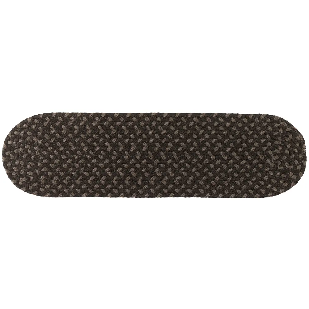 Twin River Braided Area Rugs Black Multi