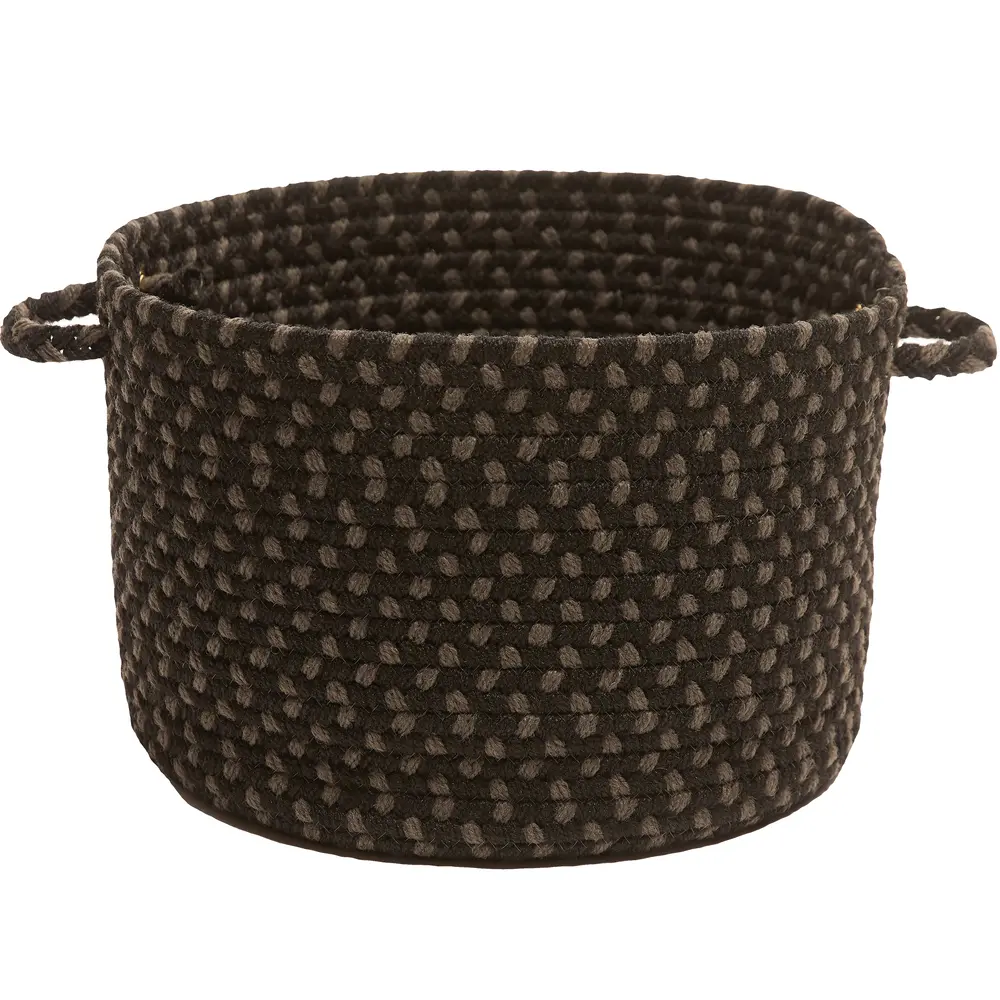 Twin River Braided Area Rugs Black Multi