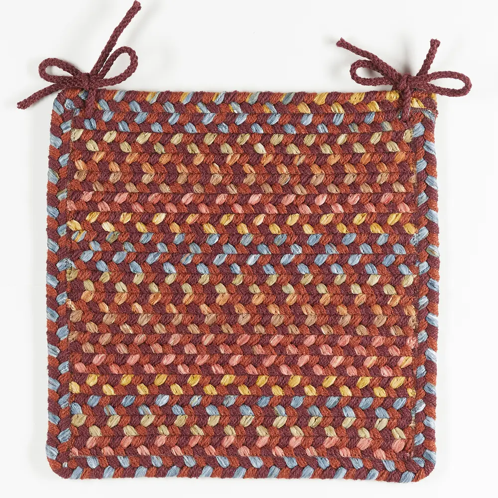 Woodstock Braided Area Rugs Maroon