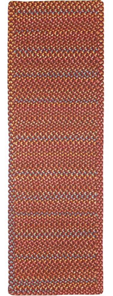 Woodstock Braided Area Rugs Maroon