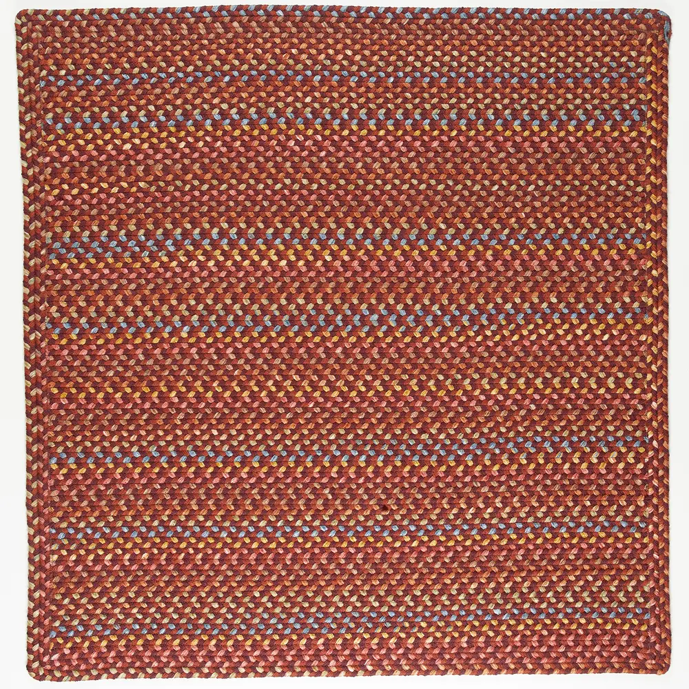 Woodstock Braided Area Rugs Maroon