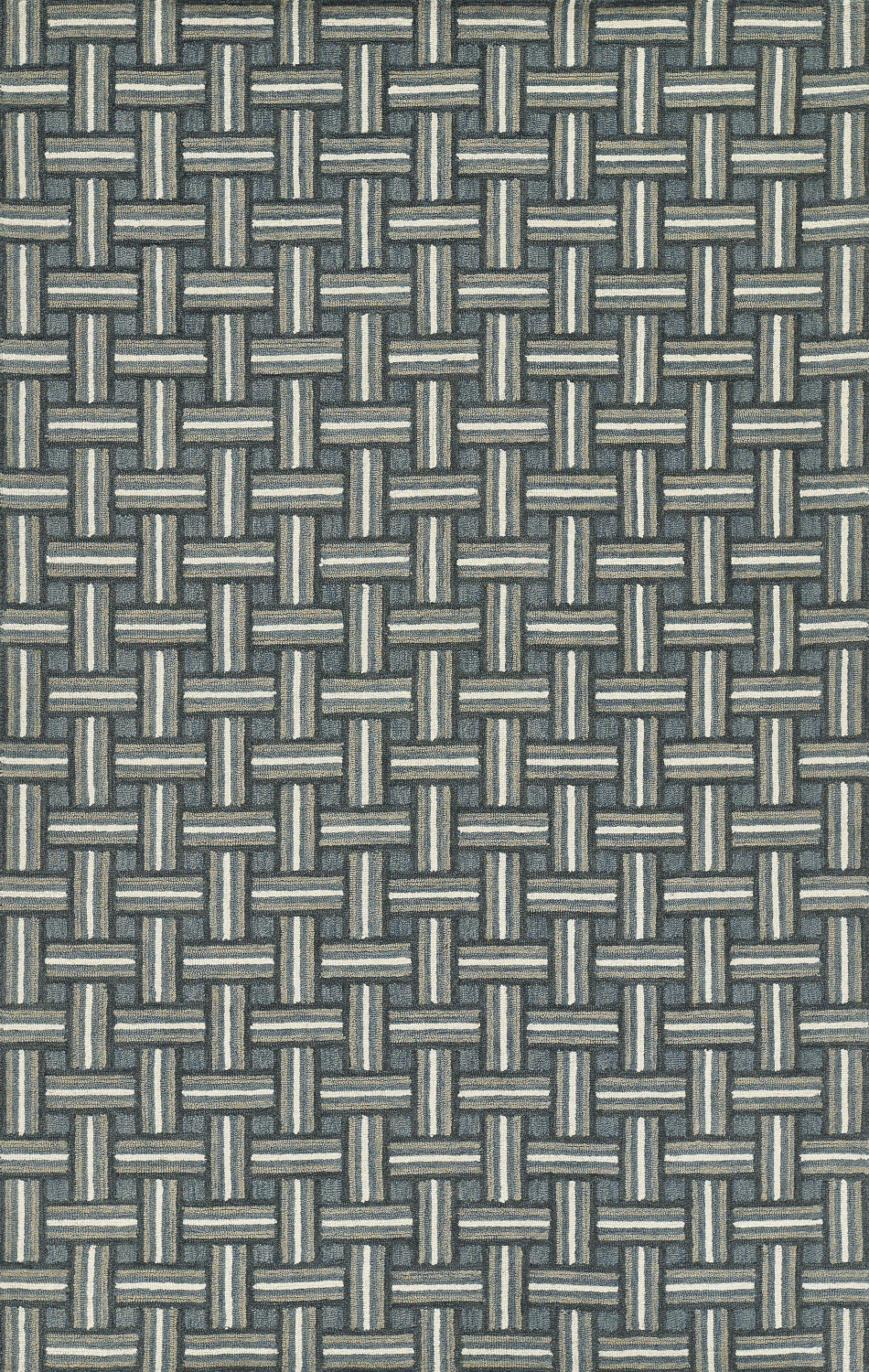 Erin Gates Abbot 2' X 3' Blue Contemporary