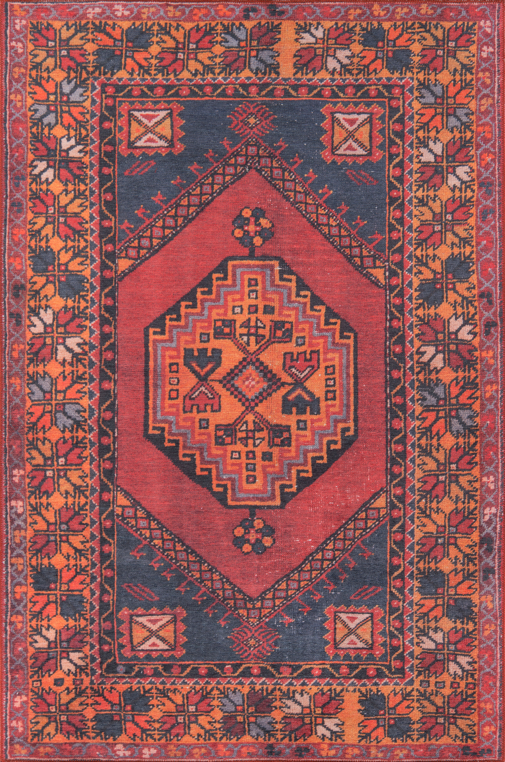 Momeni Afshar 2' X 3' Red Traditional