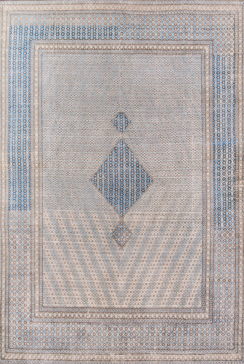 Momeni Afshar 2' X 3' Blue Traditional