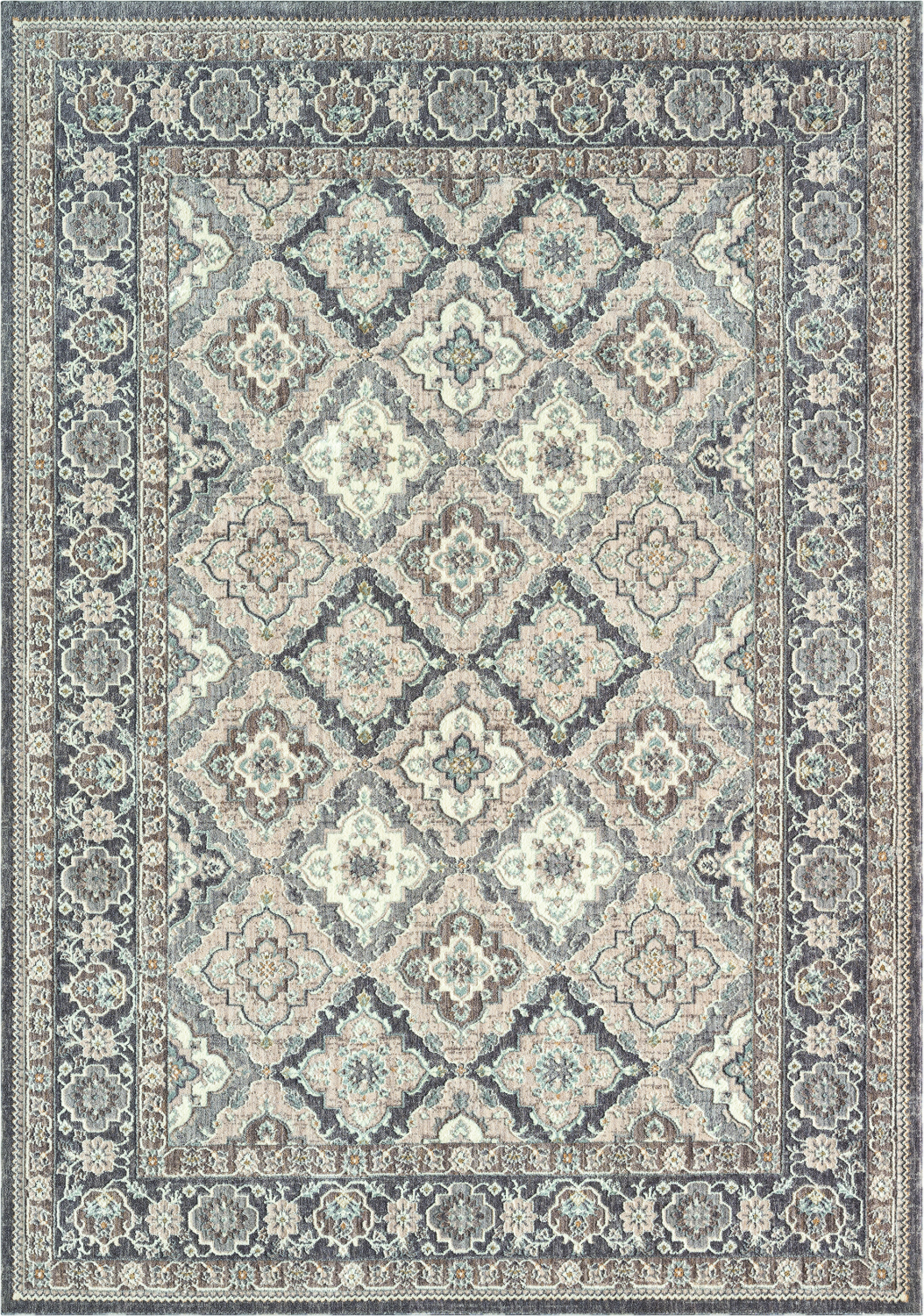 United Weavers Armada Amazing Grace Grey Accent Rug 1'10