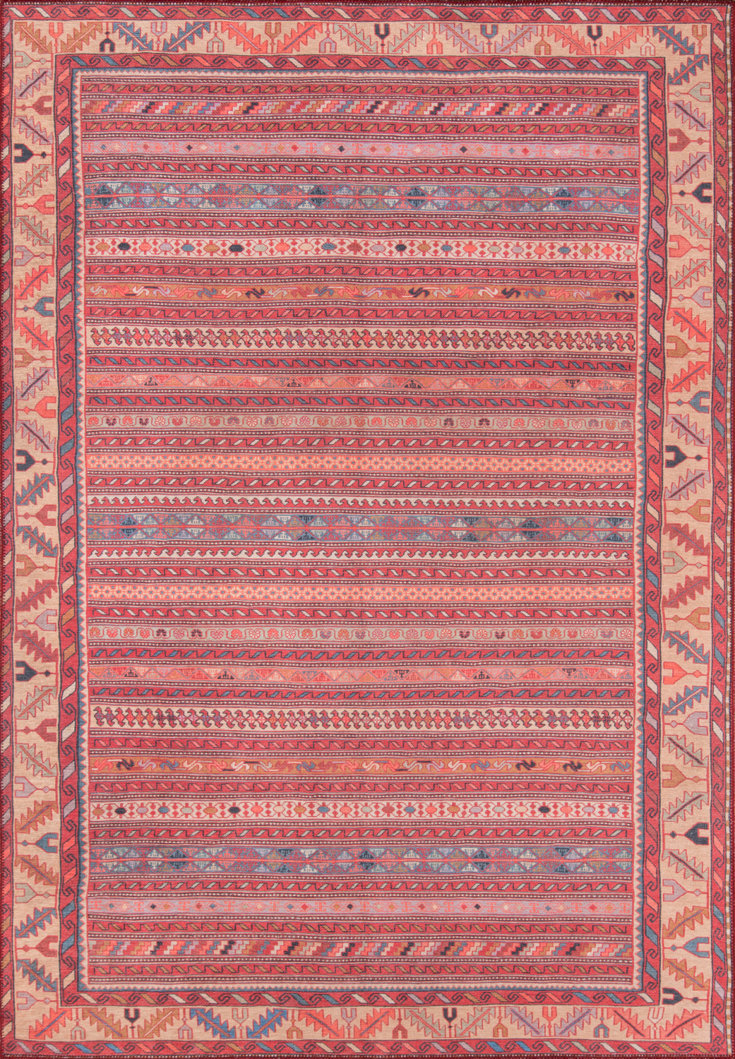 Momeni Afshar 2' X 3' Multi Traditional