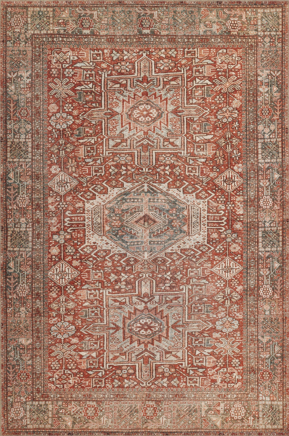 Momeni Ariana 2' X 3' Red Traditional