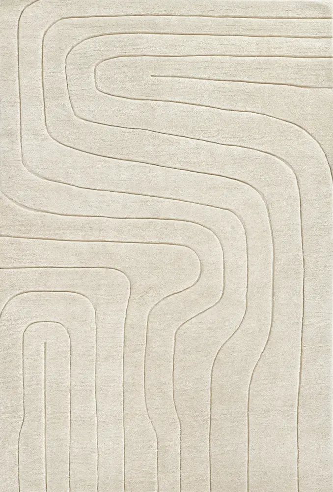 Momeni Canyon 5' X 8' Ivory Contemporary