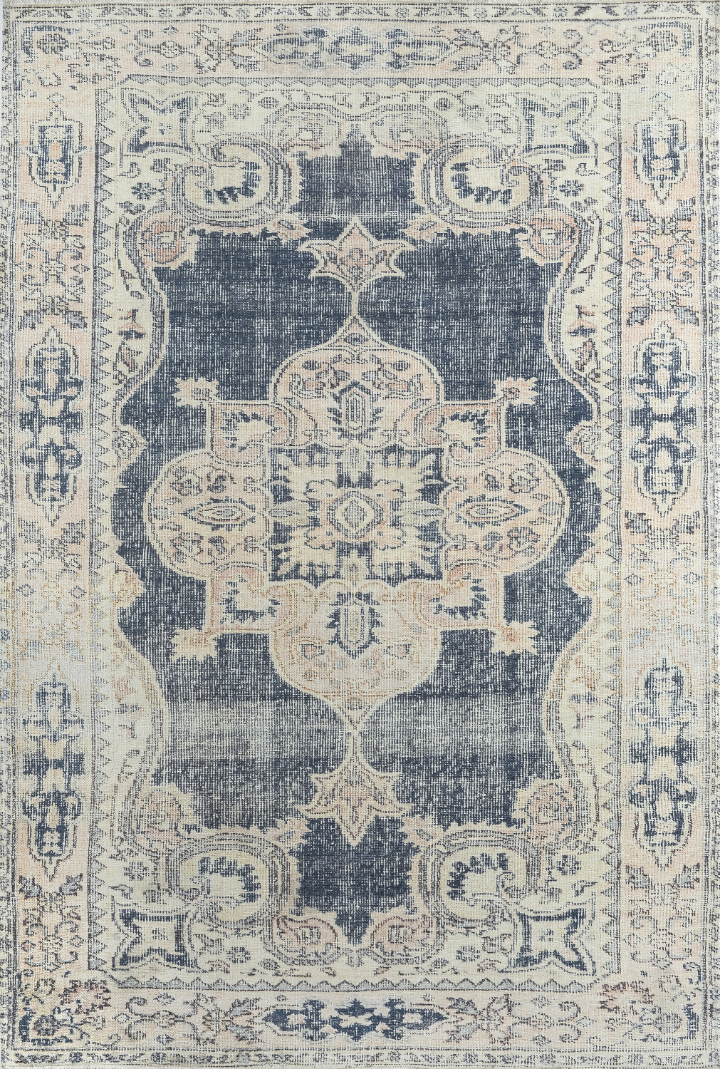 Momeni Chandler 2' X 3' Navy Traditional