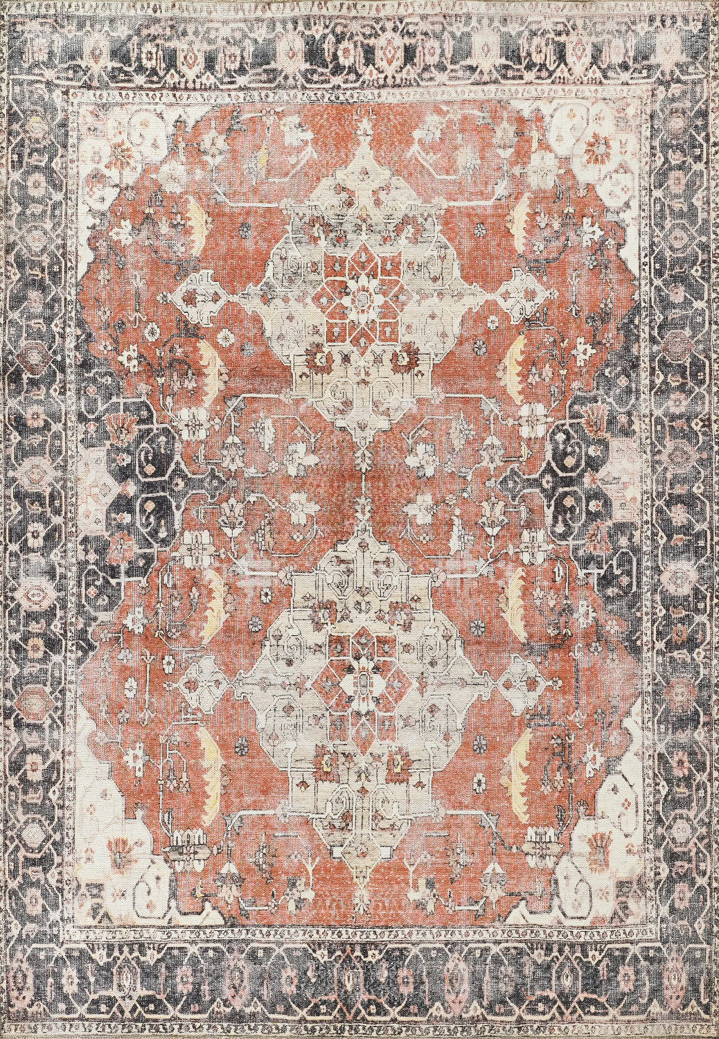 Momeni Chandler 2' X 3' Rust Traditional