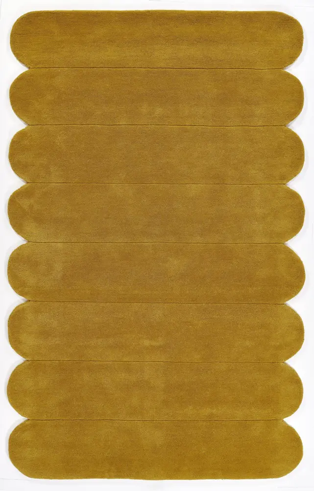 Momeni Claude 5' X 8' Tumeric Contemporary