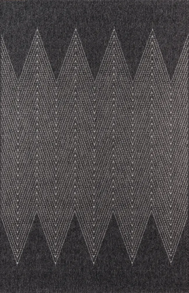 Momeni Como 2' X 10' Runner Charcoal Contemporary