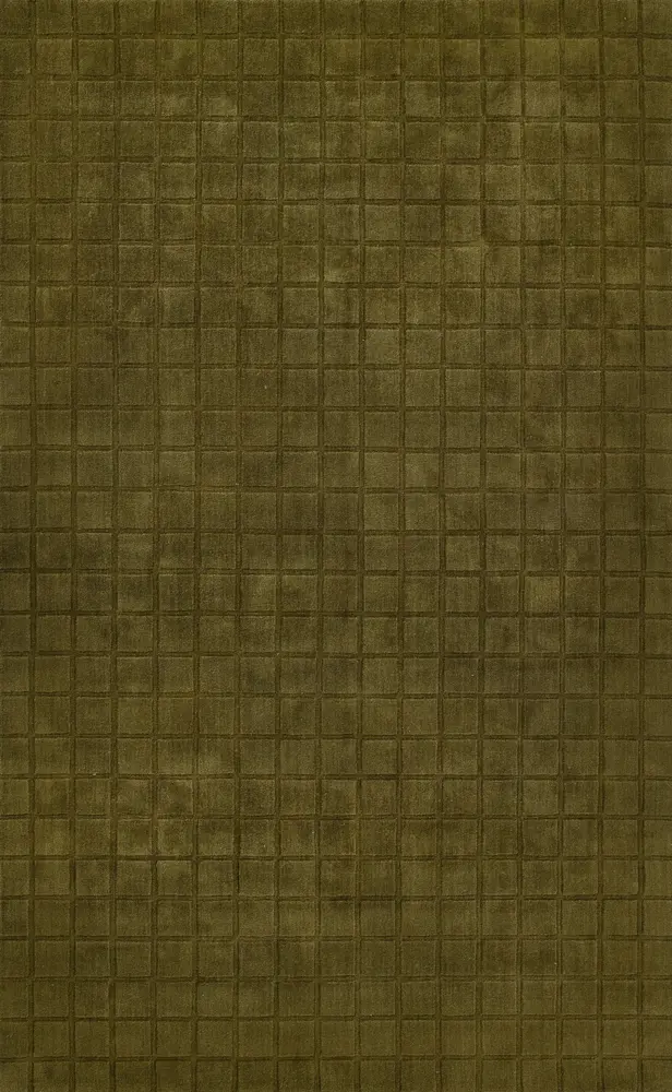 Momeni Contour 6' X 9' Green Contemporary