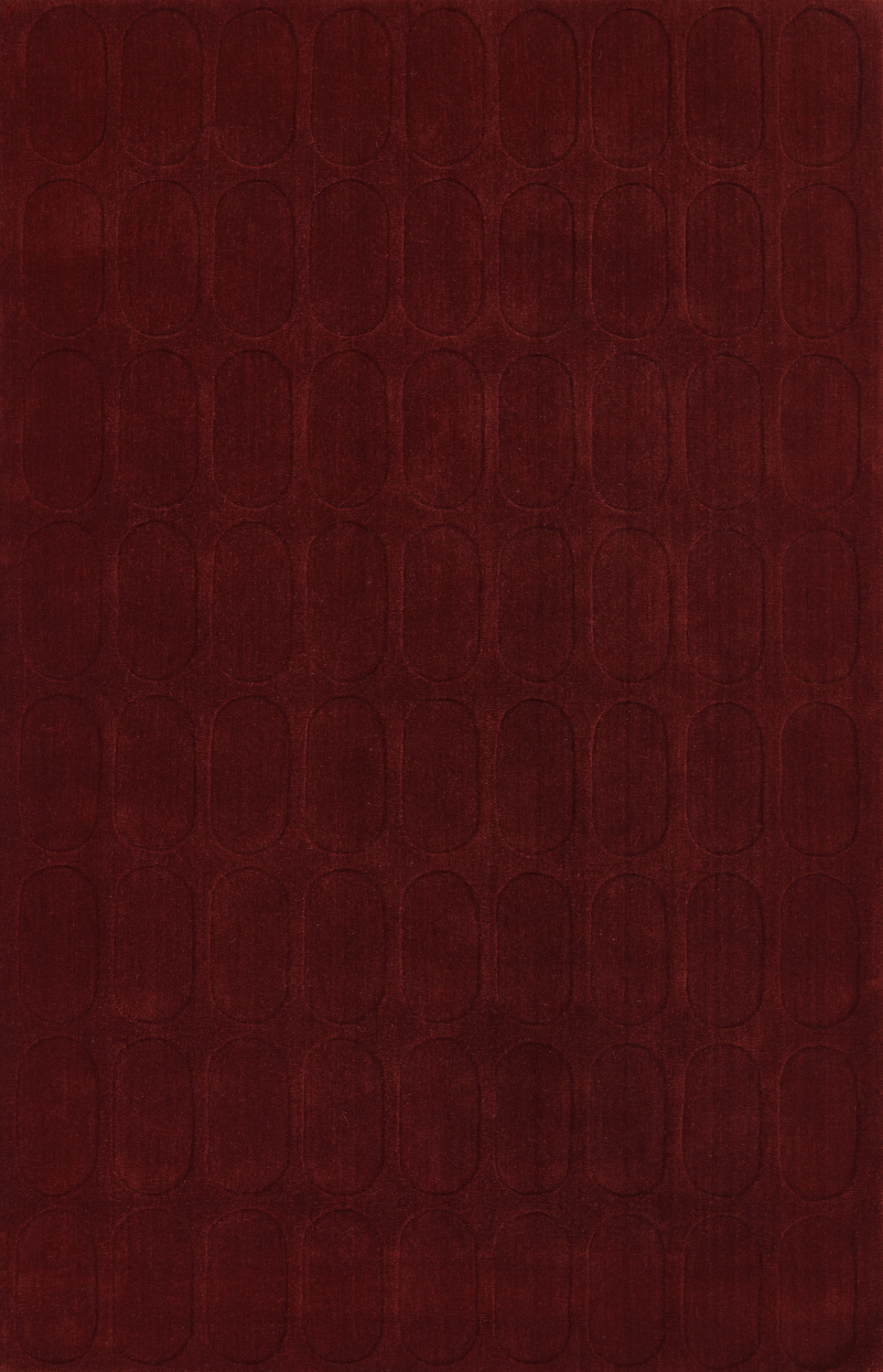 Momeni Contour 2' X 3' Burgundy Contemporary