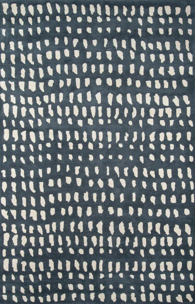 Novogratz Delmar 5' X 8' Blue Contemporary
