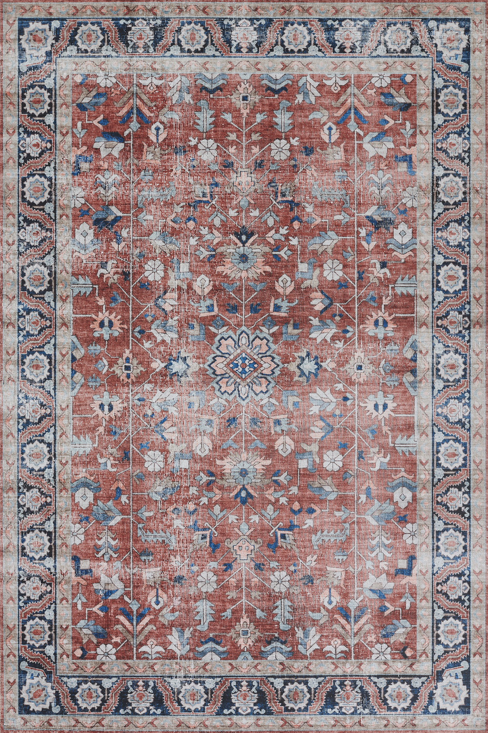 Novogratz Doheny 2' X 3' Rust Transitional
