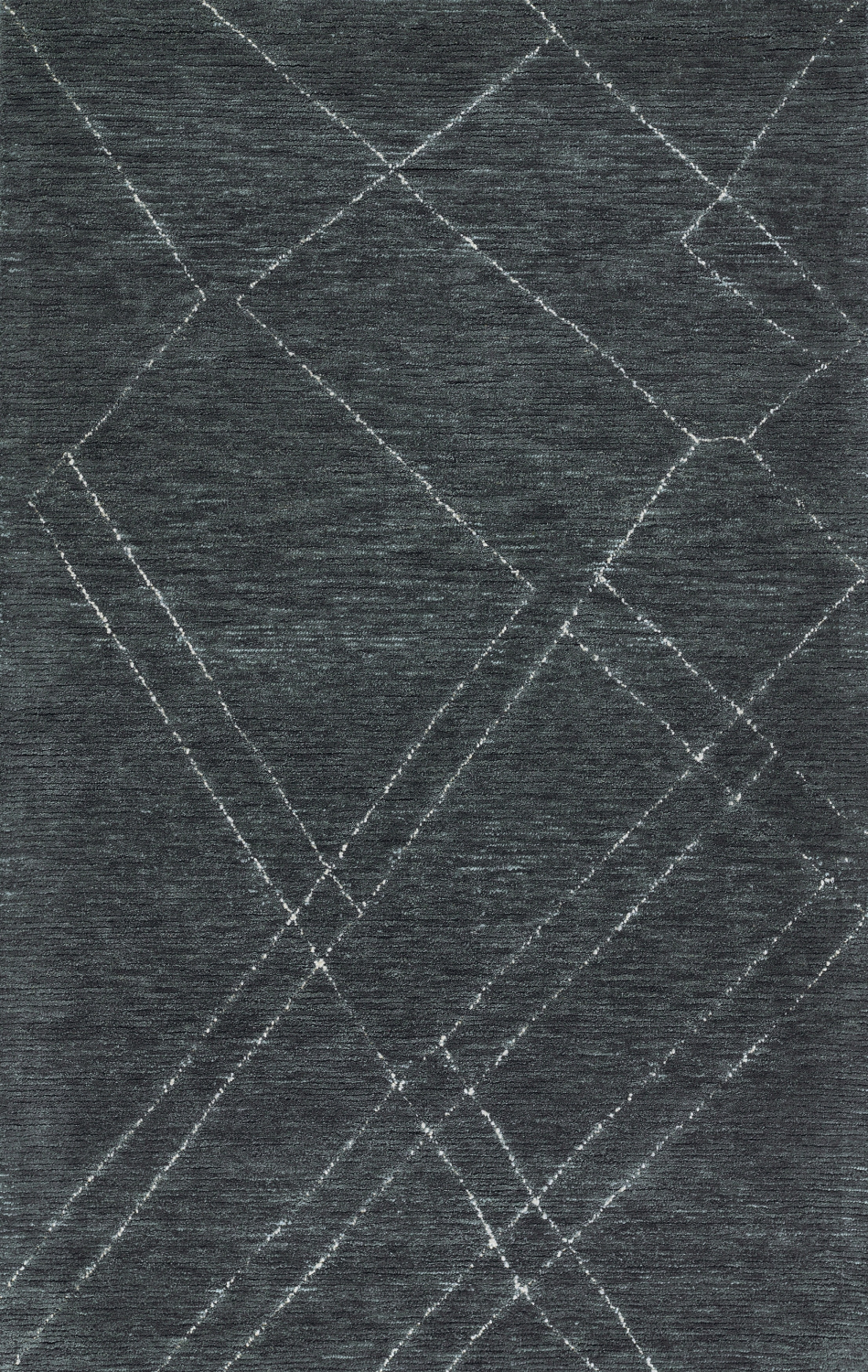Momeni Everett 2' X 4' Blue Contemporary