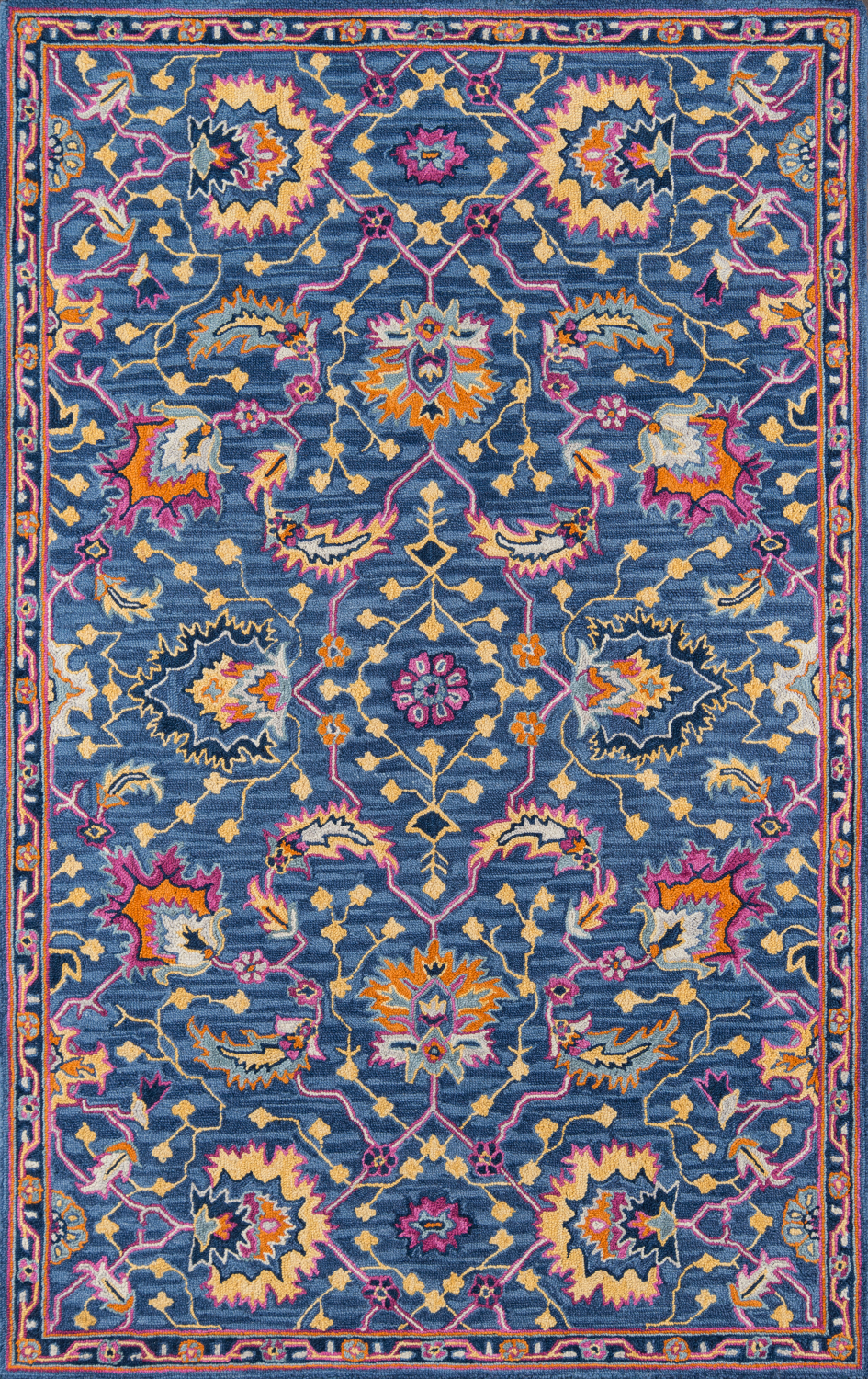 Momeni Ibiza 2' X 3' Blue Traditional