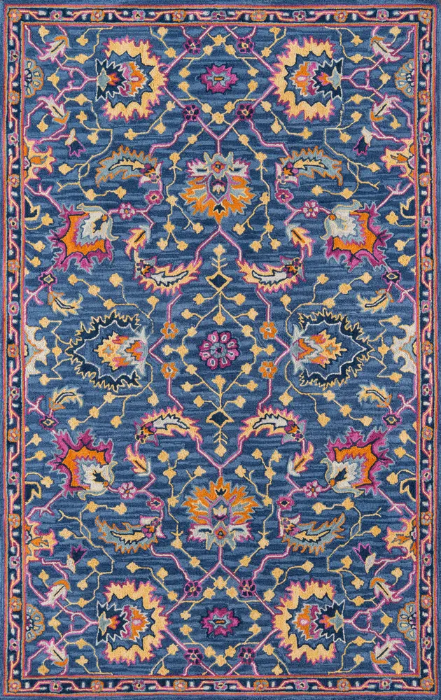 Momeni Ibiza 5' X 8' Blue Traditional