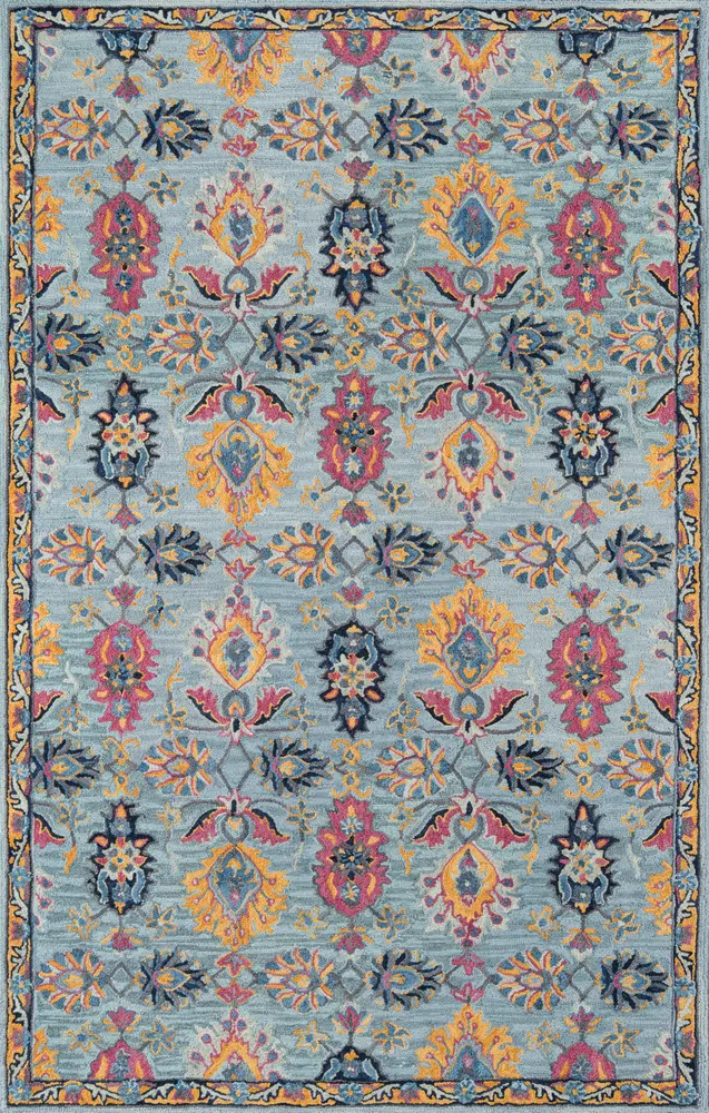 Momeni Ibiza 5' X 8' Blue Traditional