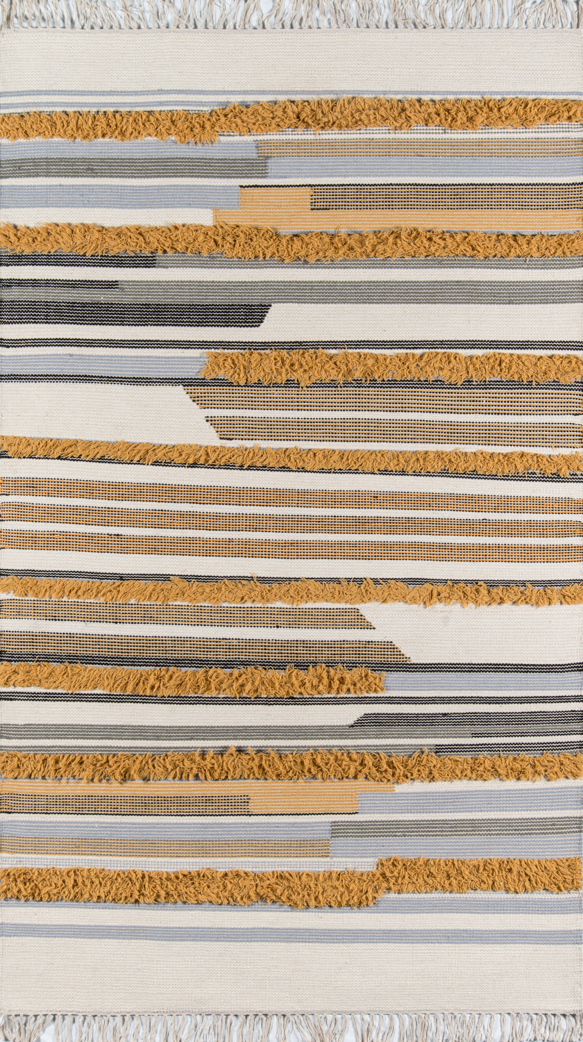 Novogratz Indio 2' X 3' Mustard Contemporary