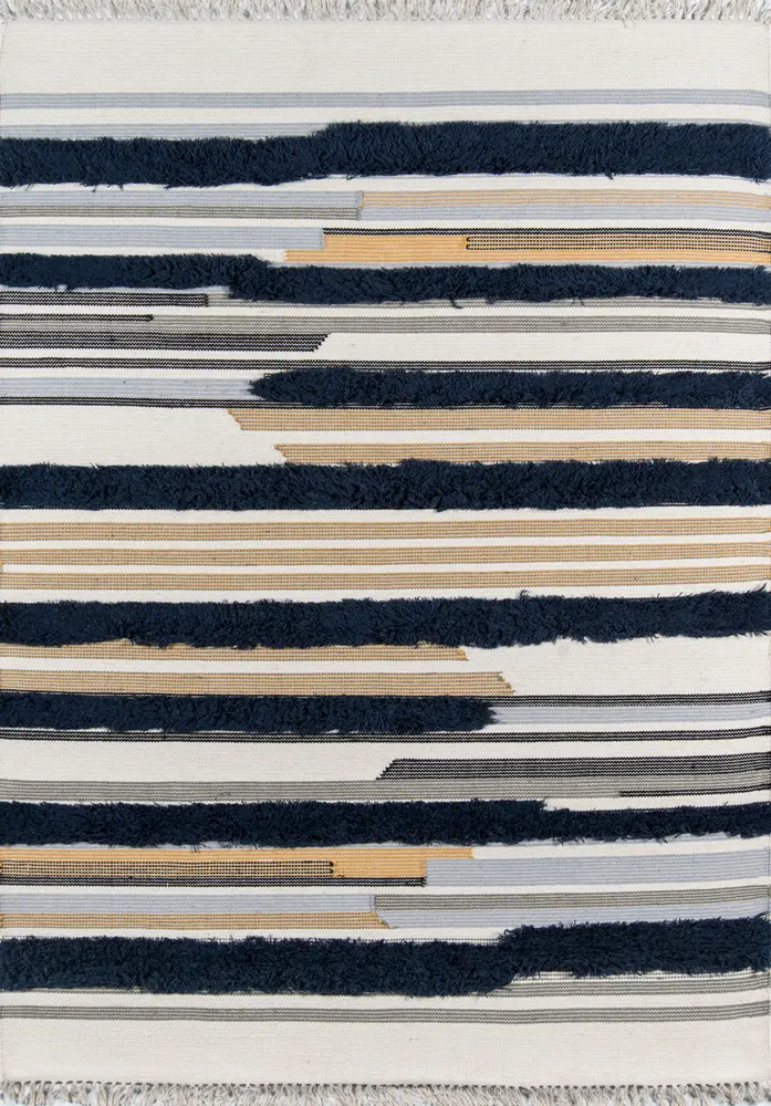 Novogratz Indio 2' X 3' Navy Contemporary